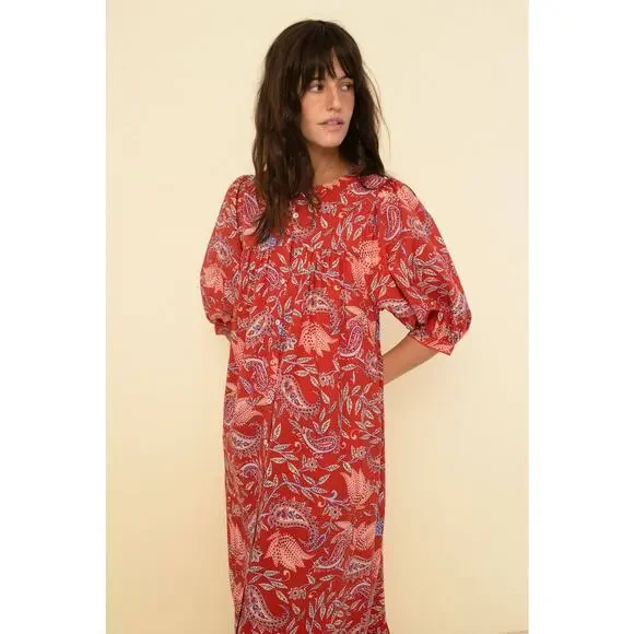 Sonmer Sofia Dress in Terracotta - Picture 3 of 5